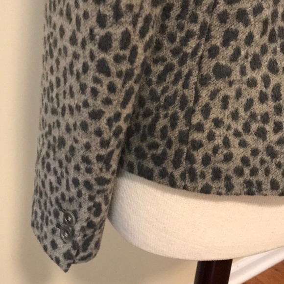 Loft Animal Print Blazer Jacket - Picture 5 of 7